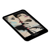 "In the Shadows" Gemälde auf einem Magnet (Rechte Seite)