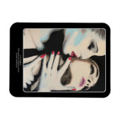 "In the Shadows" Gemälde auf einem Magnet (Horizontal)