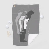 "In the Swing" einfarbiges Golfer-Handtuch Golfhandtuch (Insitu)