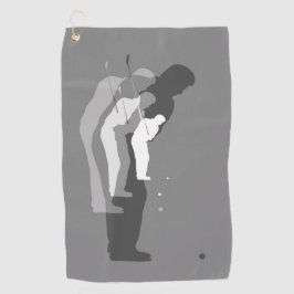 "In the Swing" einfarbiges Golfer-Handtuch Golfhandtuch