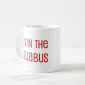 in the syllabus kaffeetasse (Vorderseite Links)