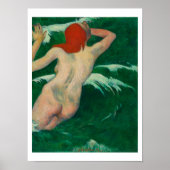 "IN THE WAVES" 1889 PAUL GAUGUIN POSTER (Vorne)
