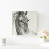 In the Wind Quadratische Wanduhr (Zuhause)