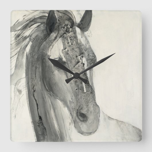 In the Wind Quadratische Wanduhr (Vorderseite)