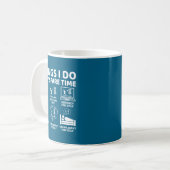 In Things Spare Zeit Disc Golf Kaffeetasse (Vorderseite Links)