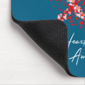 In This Family Fights Alone Heart Disease Awarenes Mousepad (Ecke)