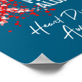 In This Family Fights Alone Heart Disease Awarenes Poster (Ecke)