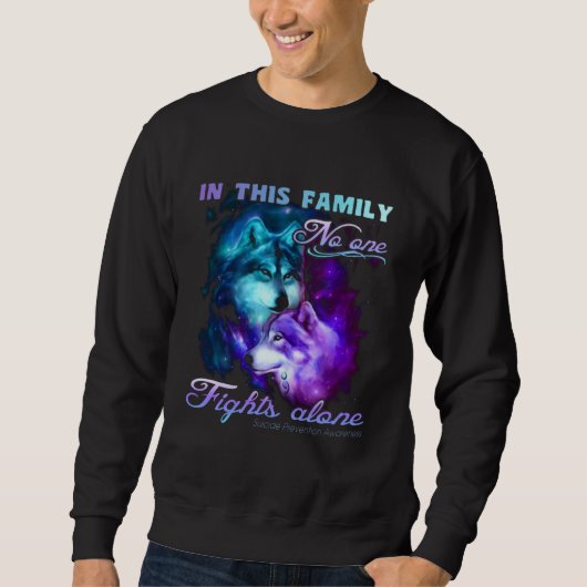 In This Family No One Fights Alone Sweatshirt (Vorderseite)