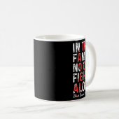 In This Family Nobody Fight Alone Blood Cancer Awa Kaffeetasse (VorderseiteRechts)