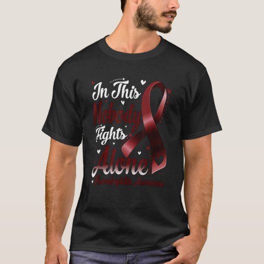 In This Family Nobody Fight Alone Thrombophilia Aw T-Shirt (Vorderseite)
