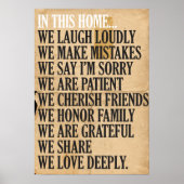 In this Home... Poster (Vorne)