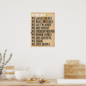 In this Home... Poster (Küche)