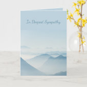 In tiefstem Beileid Hilfe in schwierigen Bergen C Karte (Gelbe Blume)