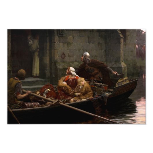 In Time of Peril, 1897 von Edmund Blair Leighton Fotodruck (Vorne)