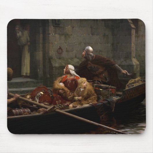In Time of Peril, 1897 von Edmund Blair Leighton Mousepad (Vorne)