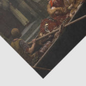 In Time of Peril, 1897 von Edmund Blair Leighton Seidenpapier (Ausschnitt)