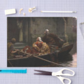 In Time of Peril, 1897 von Edmund Blair Leighton Seidenpapier (Handwerk)