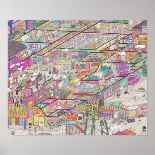 In Titos "Pawn Shoppe Poster" Poster (Vorne)