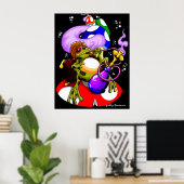 ...in Toadstool Meadows (nach dunkler Phase) Poster (Heimbüro)