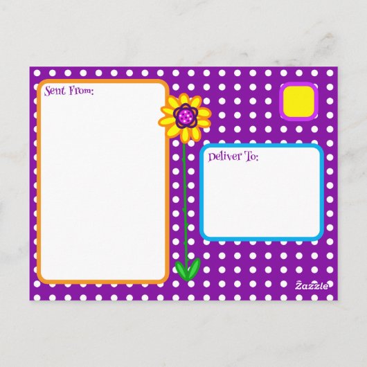 In Touch mit einem Freund behalten | Mädchen und V Postkarte (Rückseite)