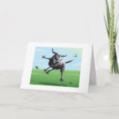 In Touch Spaß behaltend leere Grußkarte Karte (Vorderseite)