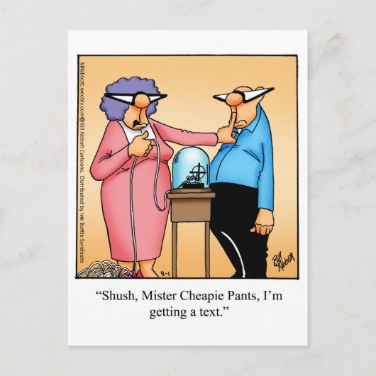 In Touch Spaß Postkarte "Spectickles" behalten (Vorderseite)