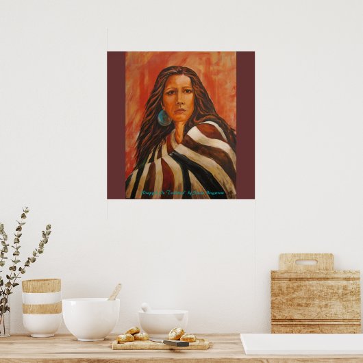 " In Tradition verpackt" von Susan Ber.. Poster (Küche)