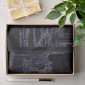 In Traffic Black Tissue Paper Seidenpapier (Geschenk)