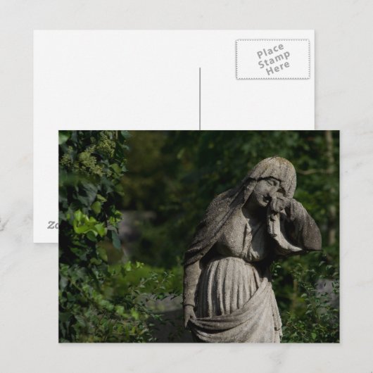 in Tränen Postkarte (Vorne/Hinten)