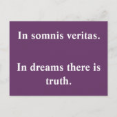 In Träumen Postkarte (Vorderseite)