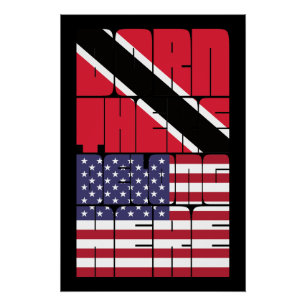In Trinidad und Tobago geboren, gehört zu Amerika Poster