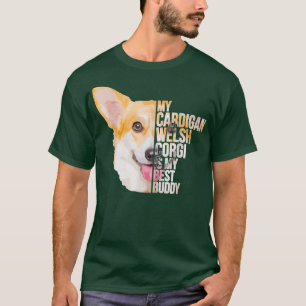 In True Friend cardigan welsh corgi Tshirt Ohrts D