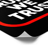 In Trump We Trust Pro-trump 2024 Conservative Patr Poster (Ecke)