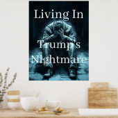 In Trumps Alptraum leben Poster (Küche)