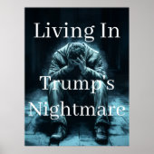 In Trumps Alptraum leben Poster (Vorne)