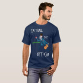 in tune aber off key Fantasy Fest 2019 Schädel Man T-Shirt (Vorne ganz)