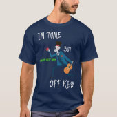 in tune aber off key Fantasy Fest 2019 Schädel Man T-Shirt (Vorderseite)