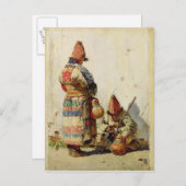 in Turkestan Postkarte (Vorne/Hinten)