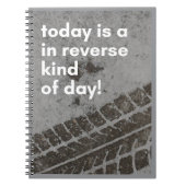 In umgekehrten Tagesnotizen Notizblock (Vorderseite)