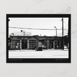 In und Out Mart Urban Street Szene Postkarte