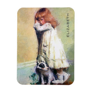In Ungnade Personalisiertes Vintage-Ölgemälde Magnet