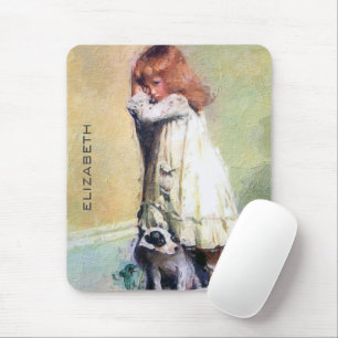 In Ungnade Personalisiertes Vintage-Ölgemälde Mousepad