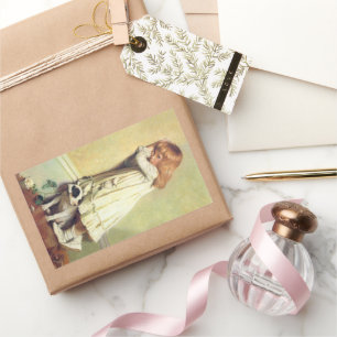 In Ungnade von Charles Burton Barber, Vintage Art Rechteckiger Aufkleber