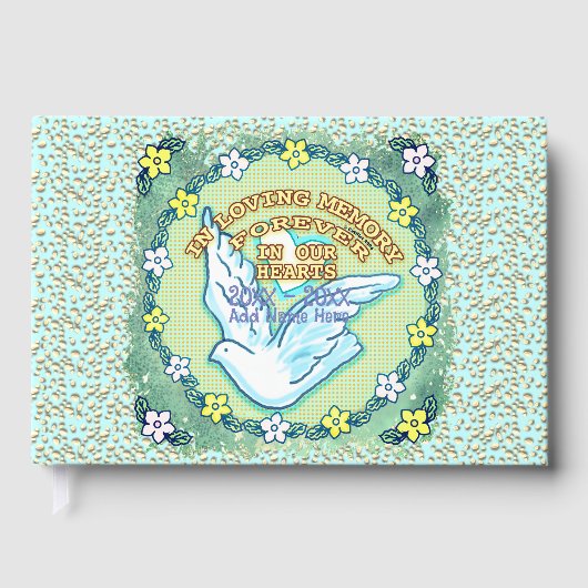 In unserem Gästebuch zur Erinnerung an die Herzen (Vorderseite)