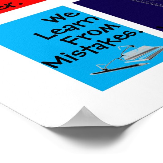 "In unserem Klassenzimmer" motivierend Plakat (Ecke)