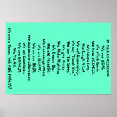 In unserem Klassenzimmer Poster (Vorne)