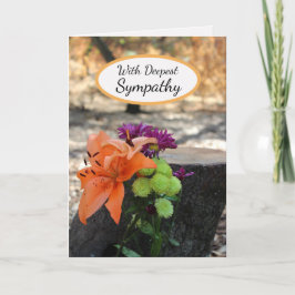 In unseren Gedanken und Herzen Sympathie Karte