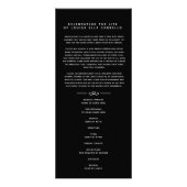 In unseren Herzen Beerdigung Programm weiß schwarz (Vorne)