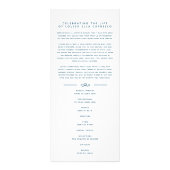 In unseren Herzen Beerdigung Programm weiß und Sta (Vorne)