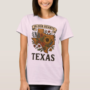 In unseren Herzen: Texas – Unterstützung und Erinn T-Shirt
